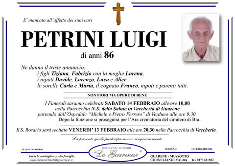 Avviso di lutto