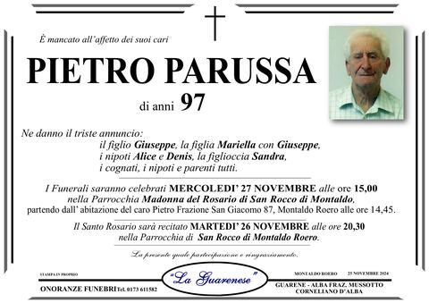 Avviso di lutto