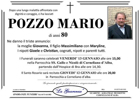 Avviso di lutto