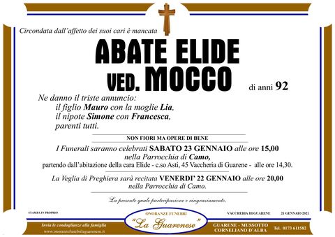 Avviso di lutto