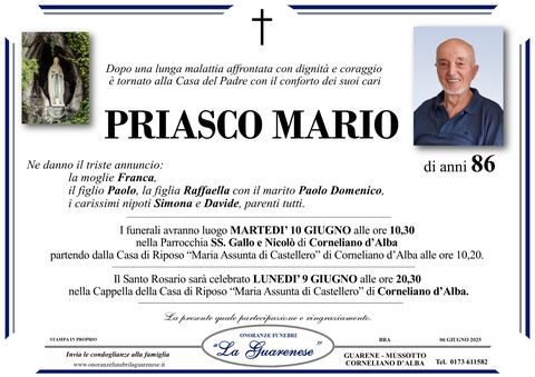 Avviso di lutto