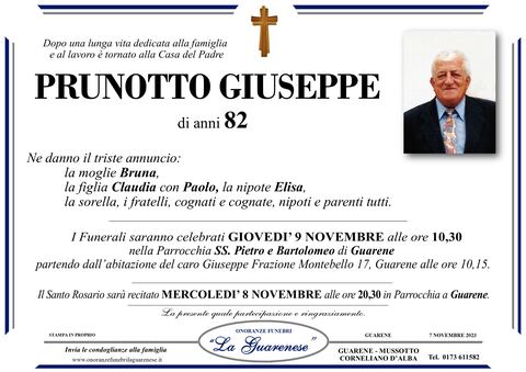 Avviso di lutto