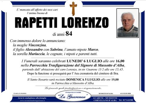 Avviso di lutto