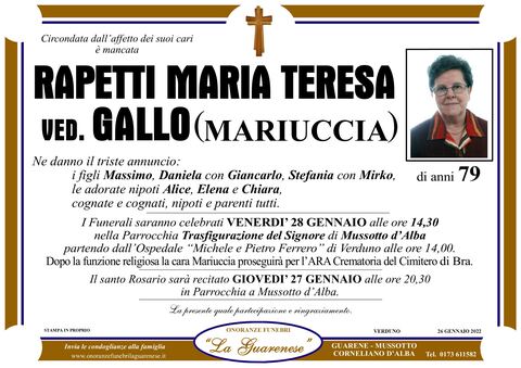 Avviso di lutto