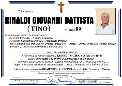 Avviso di lutto