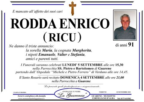 Avviso di lutto