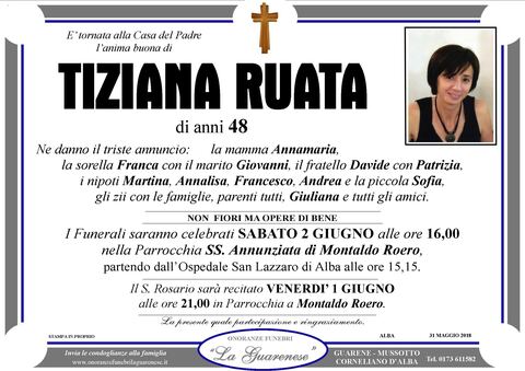Avviso di lutto