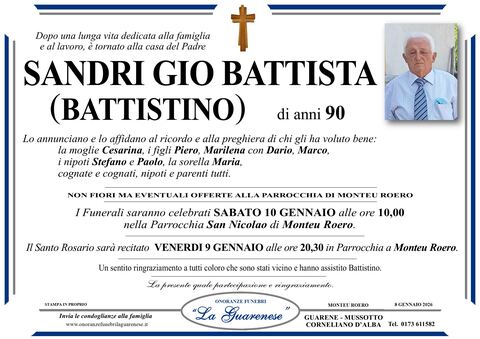 Avviso di lutto