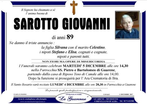 Avviso di lutto