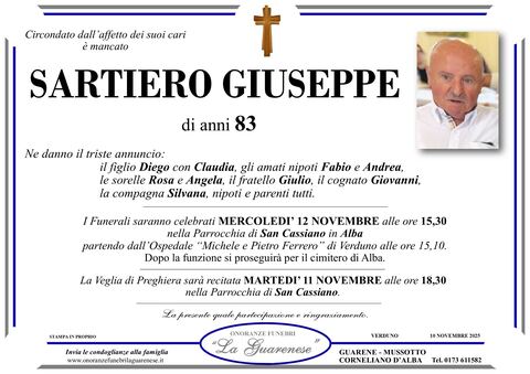 Avviso di lutto