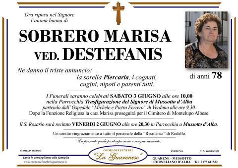 Avviso di lutto
