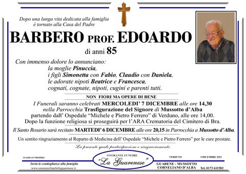 Avviso di lutto