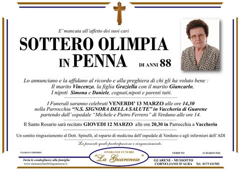 Avviso di lutto