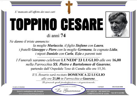 Avviso di lutto