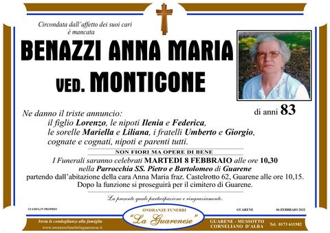 Avviso di lutto