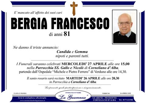 Avviso di lutto