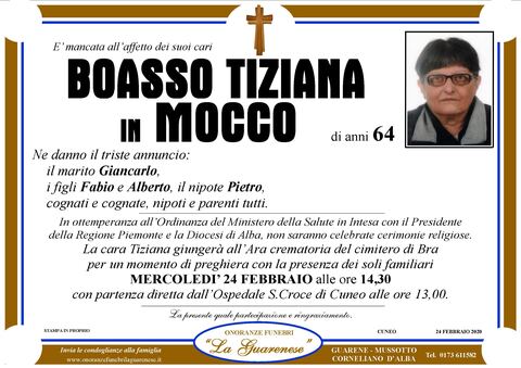 Avviso di lutto